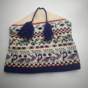 Vintage Murray & Merkley Sportswear Ltd. 100% Pure Virgin Wool Ski Hat / Toque